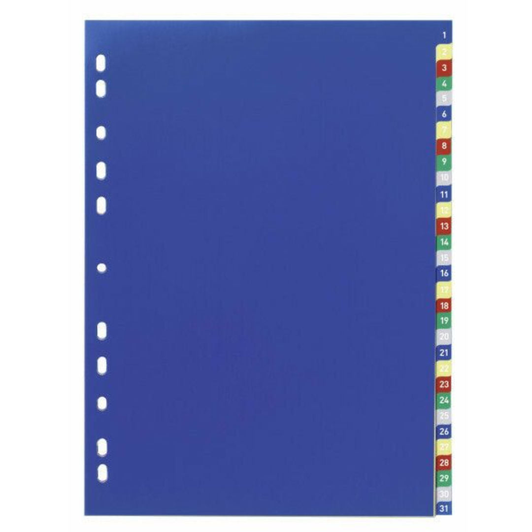 DURABLE A4, Divider, 1–31 Colour Tabs, 6756