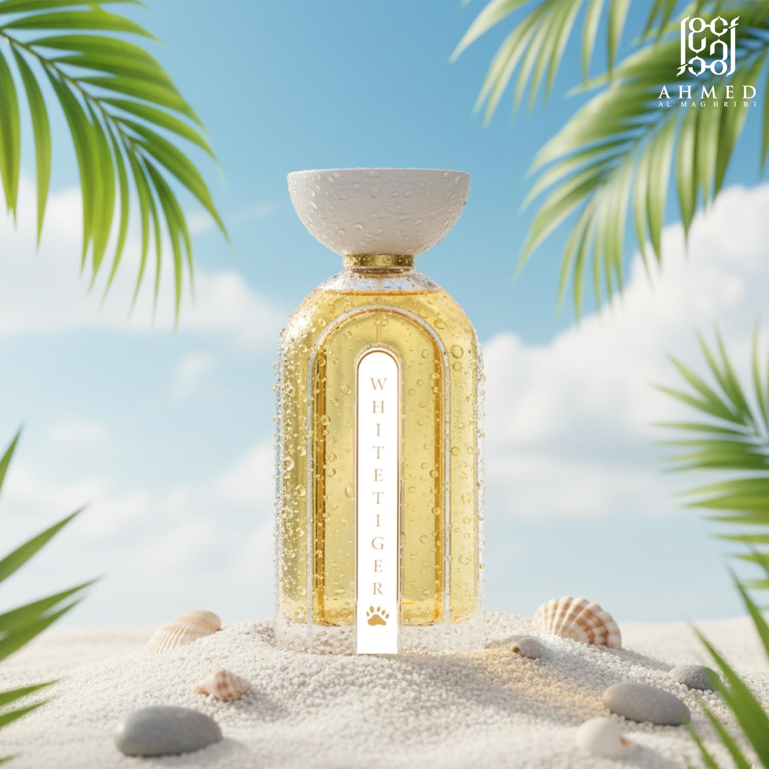 Ahmed Al Maghribi White Tiger Extrait De Parfum, 100ml