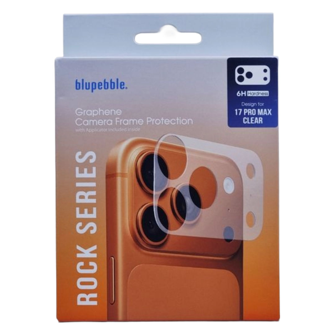 Blupebble Graphene Camera Frame Protection Film for iPhone 17 Pro Max, Clear