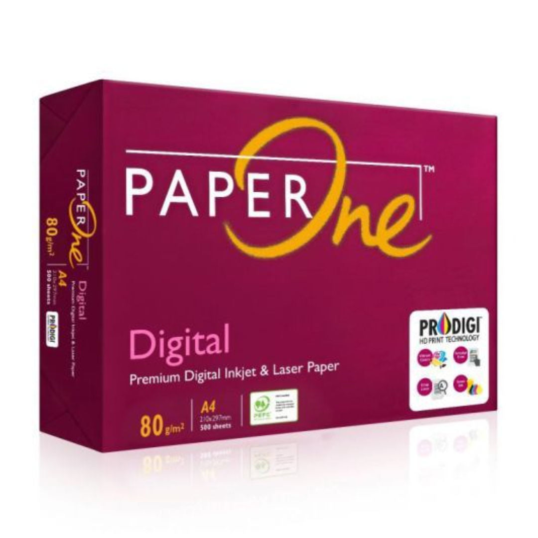 PaperOne A4 Digital Extra White Paper, 80 GSM, 500 Sheets