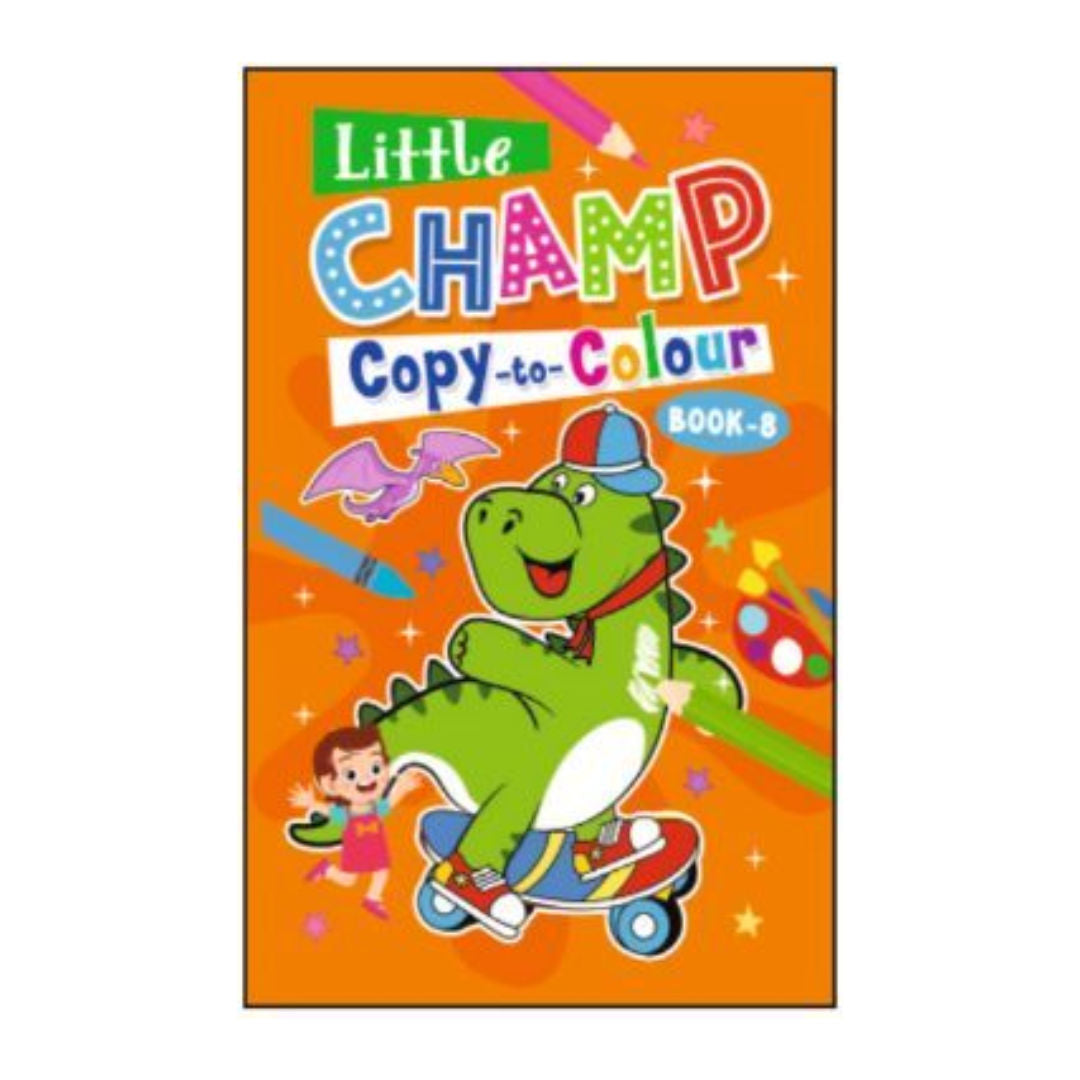 Golden Minds Little Champ Copy-to-Colour Book