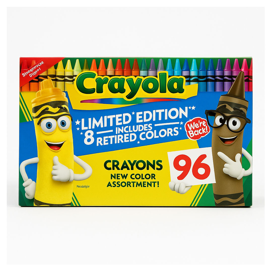 Crayola Limited Edition Crayon Color Set, 96 Pieces