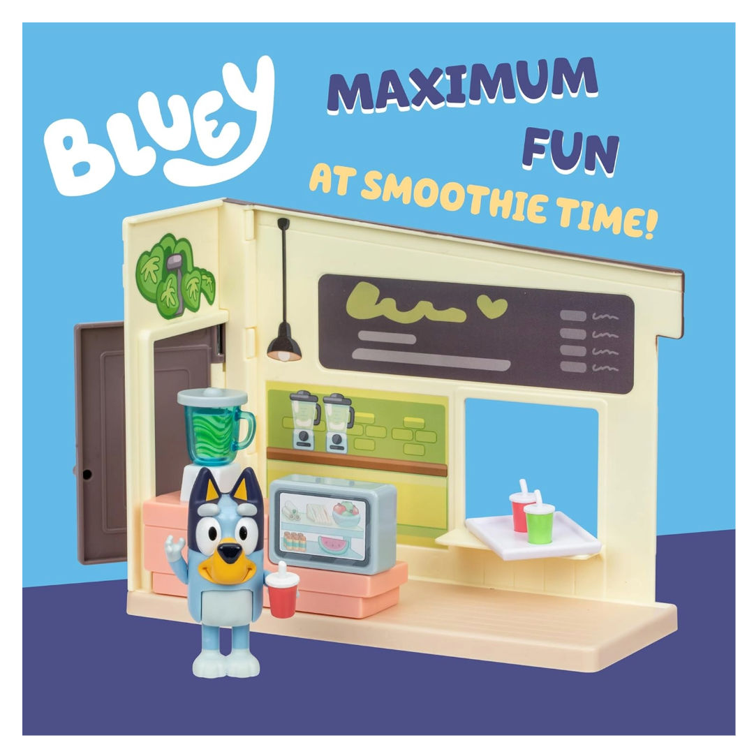 Bluey Let's Play Chef Juice Bar Playset (7.6cm), 3+ years