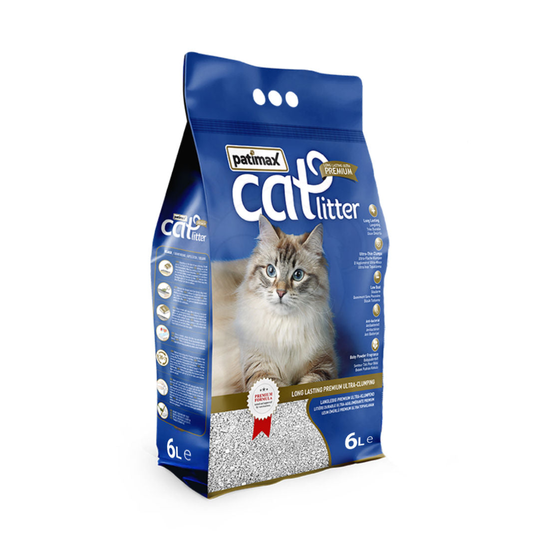 Patimax Premium Ultra Clumping Cat Litter, Fragrance, 6L