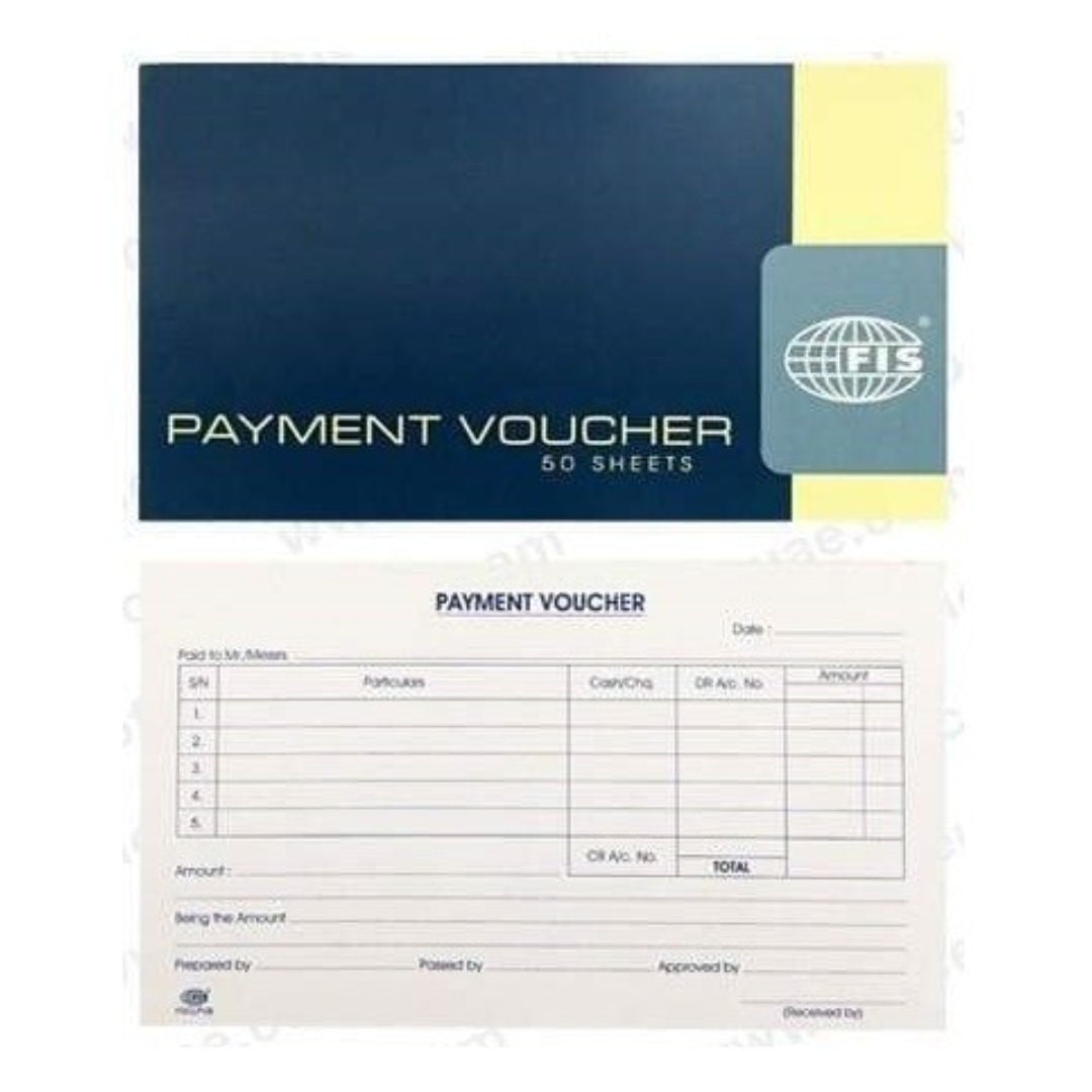 FIS Payment Voucher Book, 50 Sheets