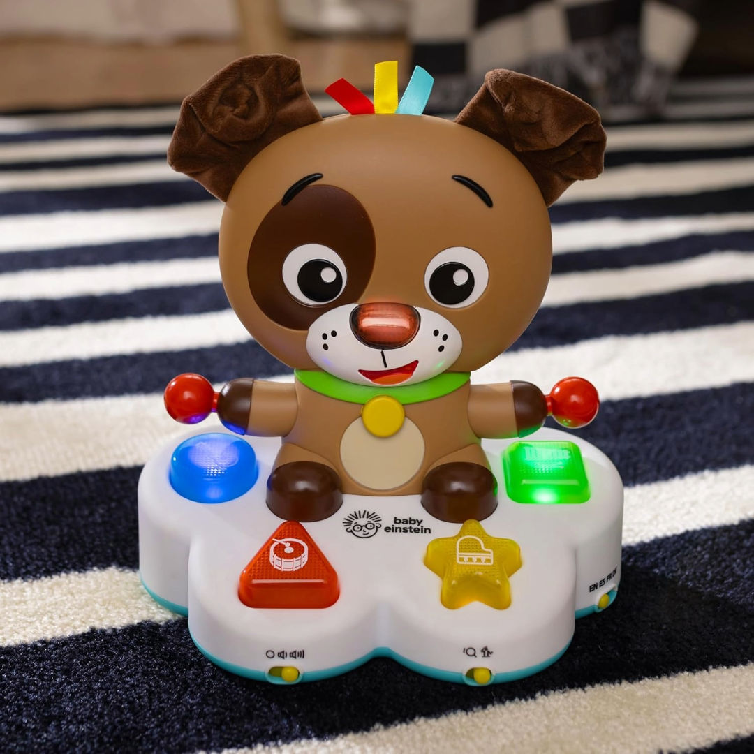 Baby Einstein Drum & Learn Dean Musical Toy, 6 Months+