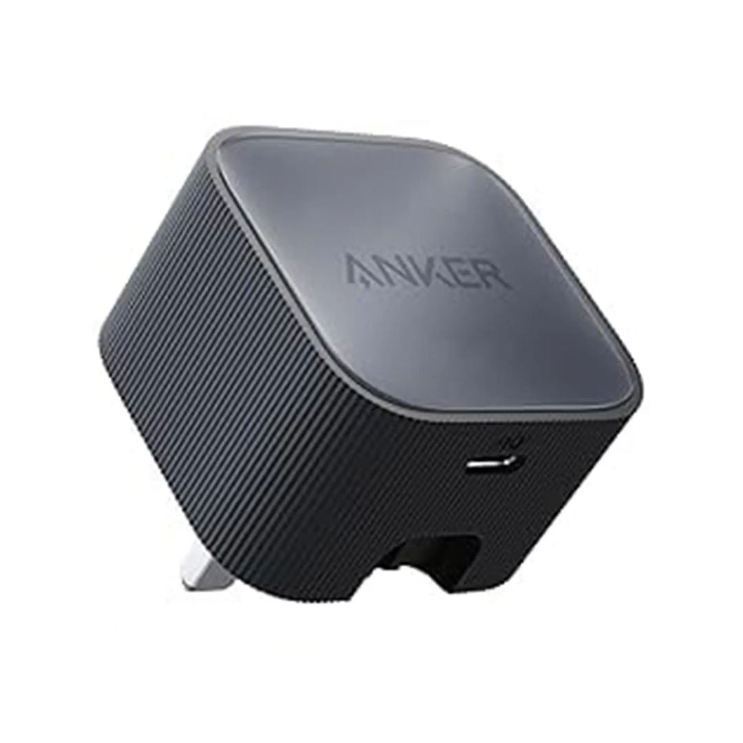 Anker Nano 45W USB-C Charger, Compact GaN Fast Charger with Power Delivery, Black