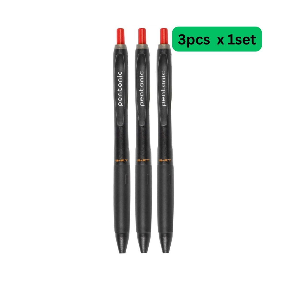 Pentonic B-RT Ball Pen, Cruise With Control, 0.7mm, 3 pieces