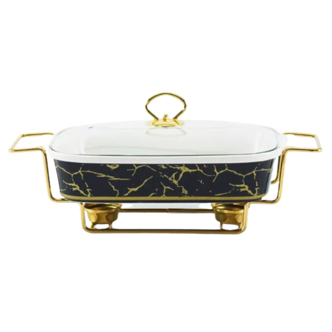 RSC Ceramic Food Warmer Elegant Serving & Heating Set