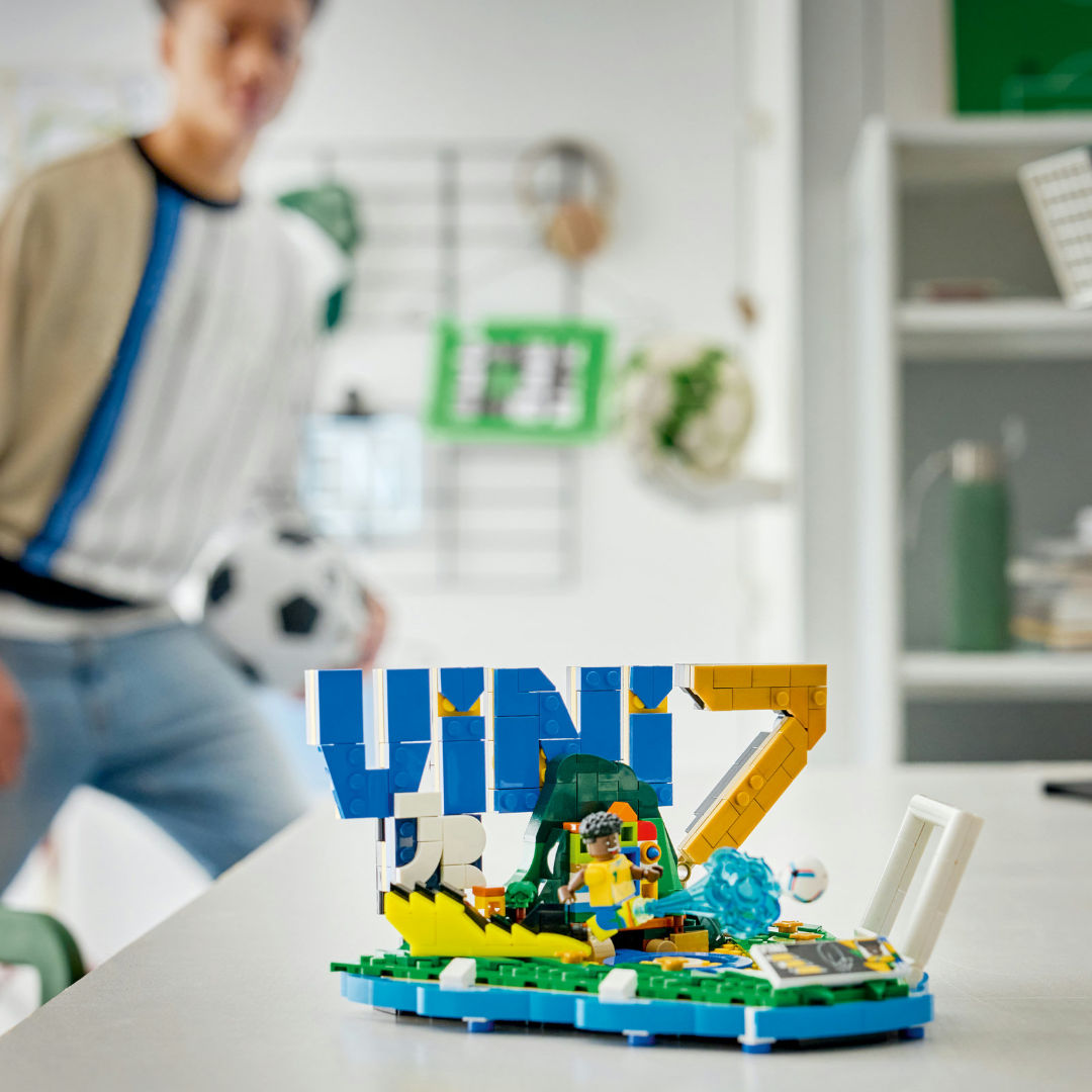 LEGO Editions Vini Jr. Soccer Highlights 43027 Building Set, 510 Pieces, For Age 10+ Years