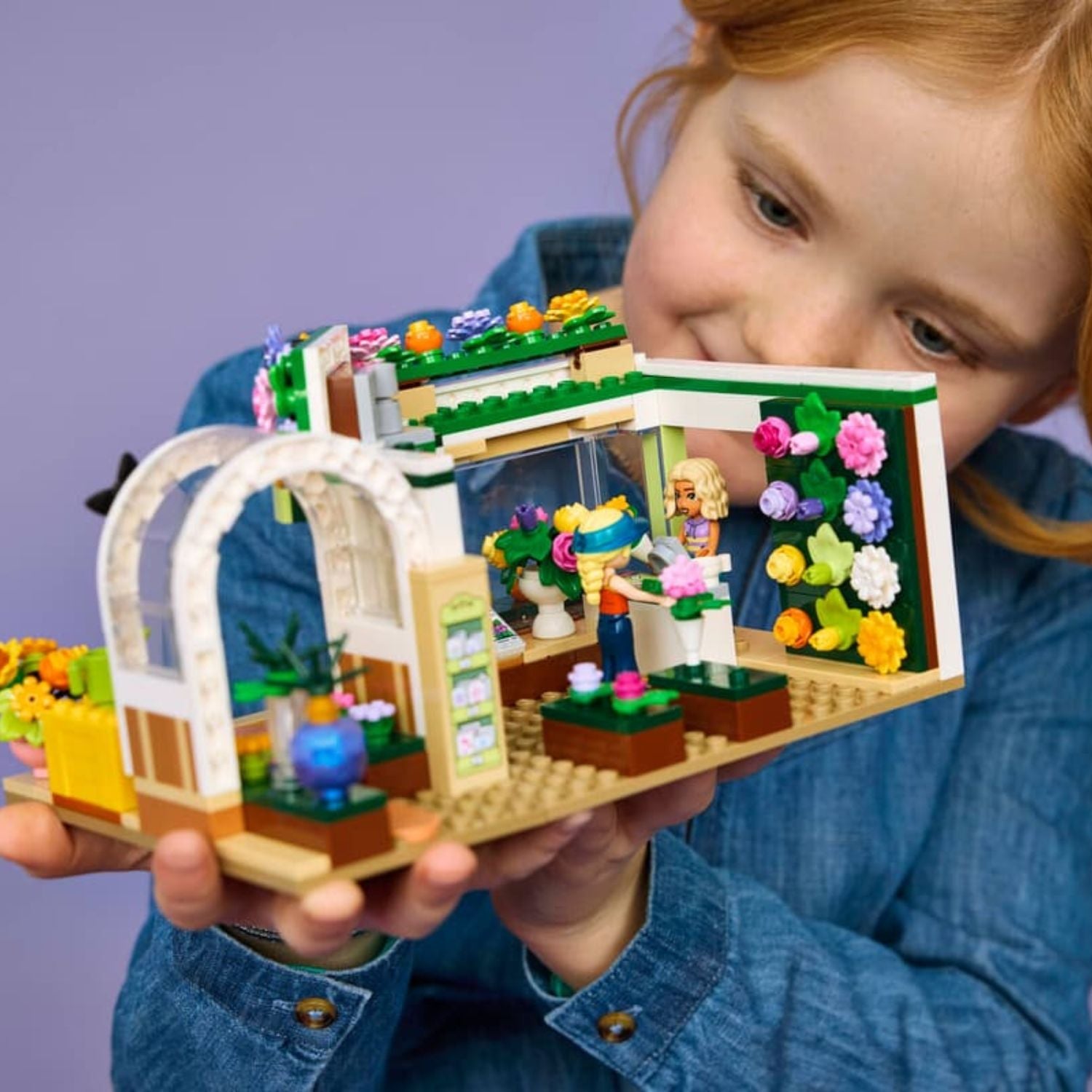 LEGO Friends 42693 Creative Flower Shop Building Toy Set, 377 Pieces for Girls Ages 6 Years and Above