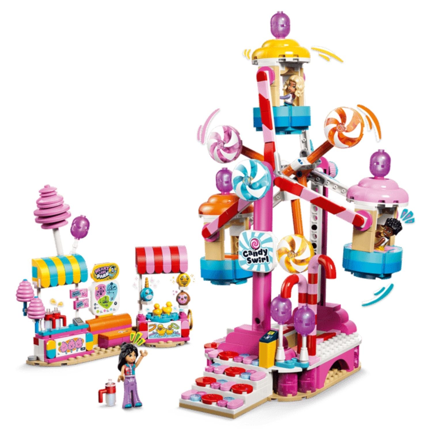 LEGO Friends 42700 Candy & Cupcake Ferris Wheel Building Toy Set, 602 Pieces for Boys and Girls Ages 7 Years and Above