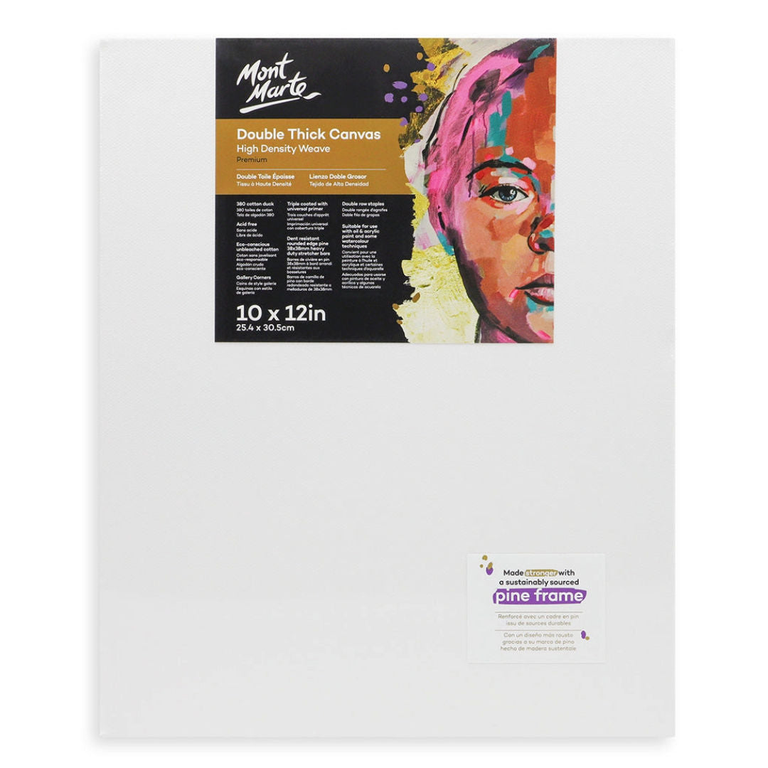 Mont Marte Double Thick Canvas Premium, 10x12", 25.4X30.5cm, CMMD2530