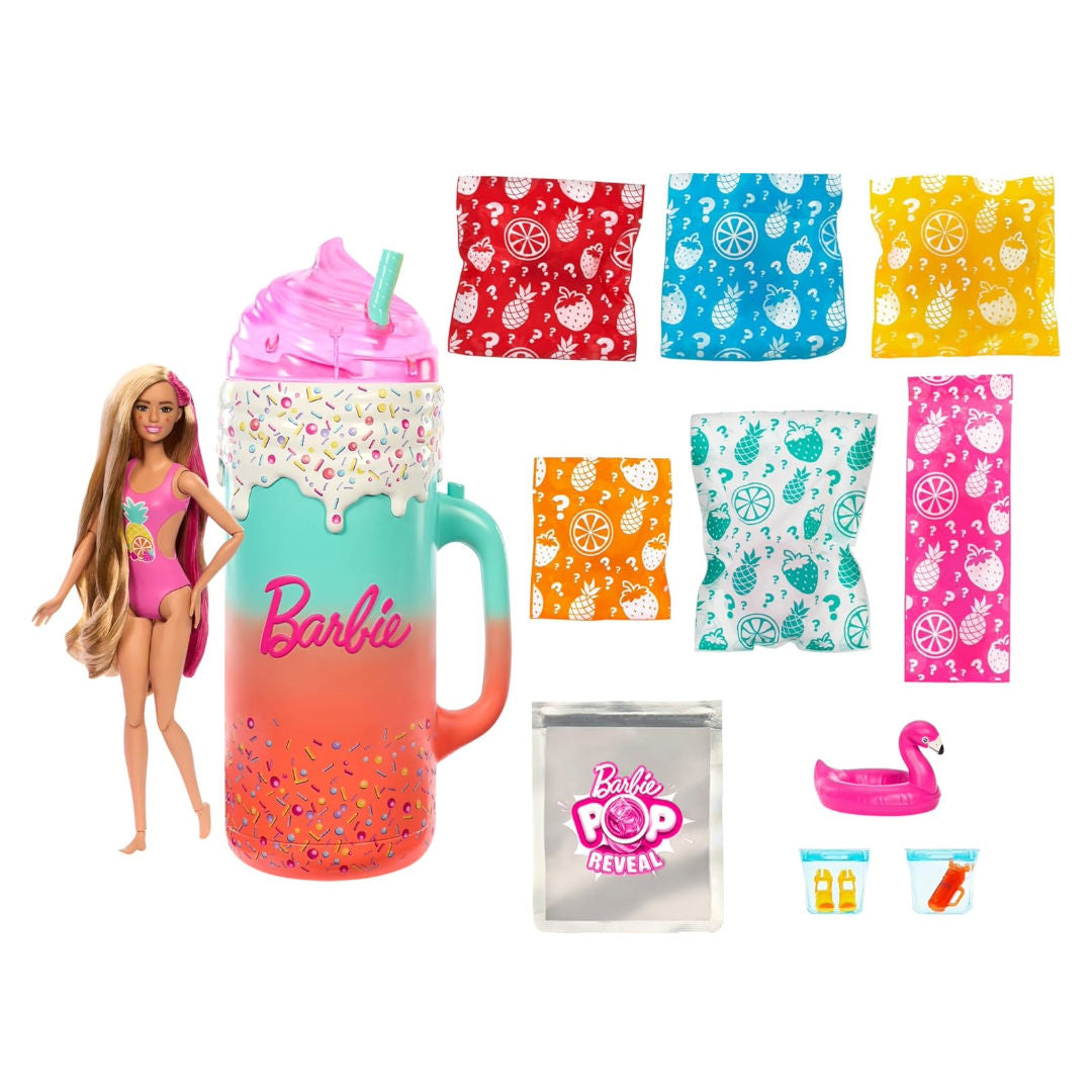 Barbie POP Reveal Rise & Surprise Fruit Series Doll, 3+  Years