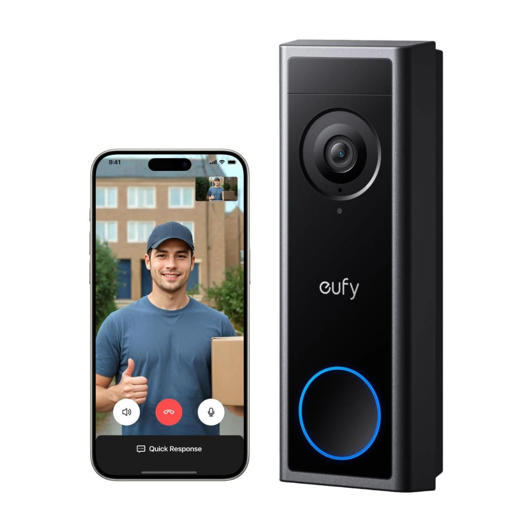 Anker C30 Eufy Video Doorbell Black 1