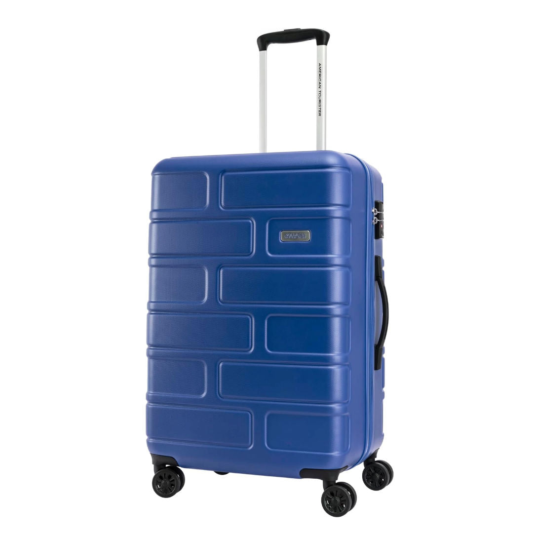 American Tourister Bricklane Hard Luggage Trolley Bag, Blue