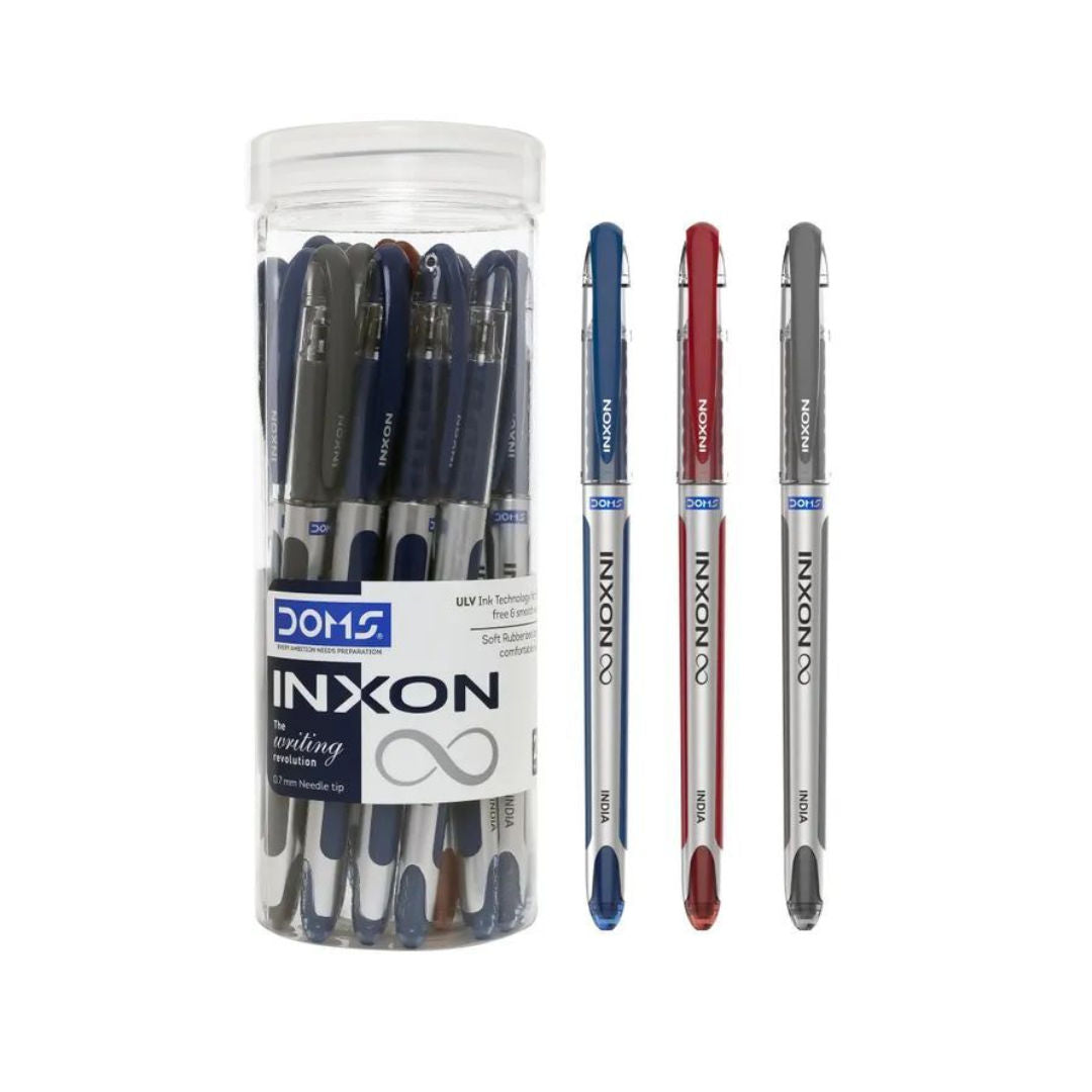 DOMS Inxon 0.7Mm Ball Pen Jar, 20Pieces