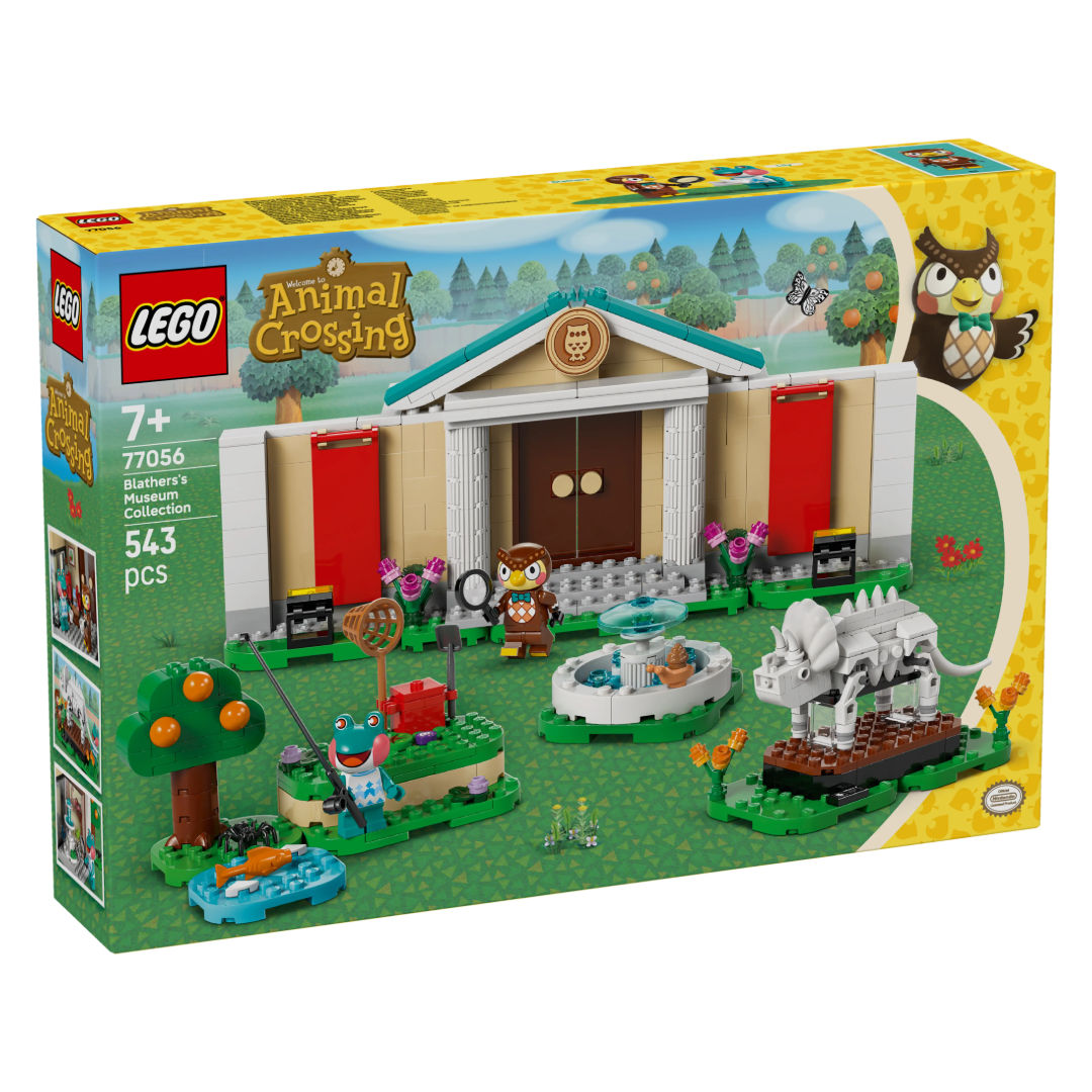 LEGO Animal Crossing Blathers's Museum Collection Toy Set, For Age 7+ Years