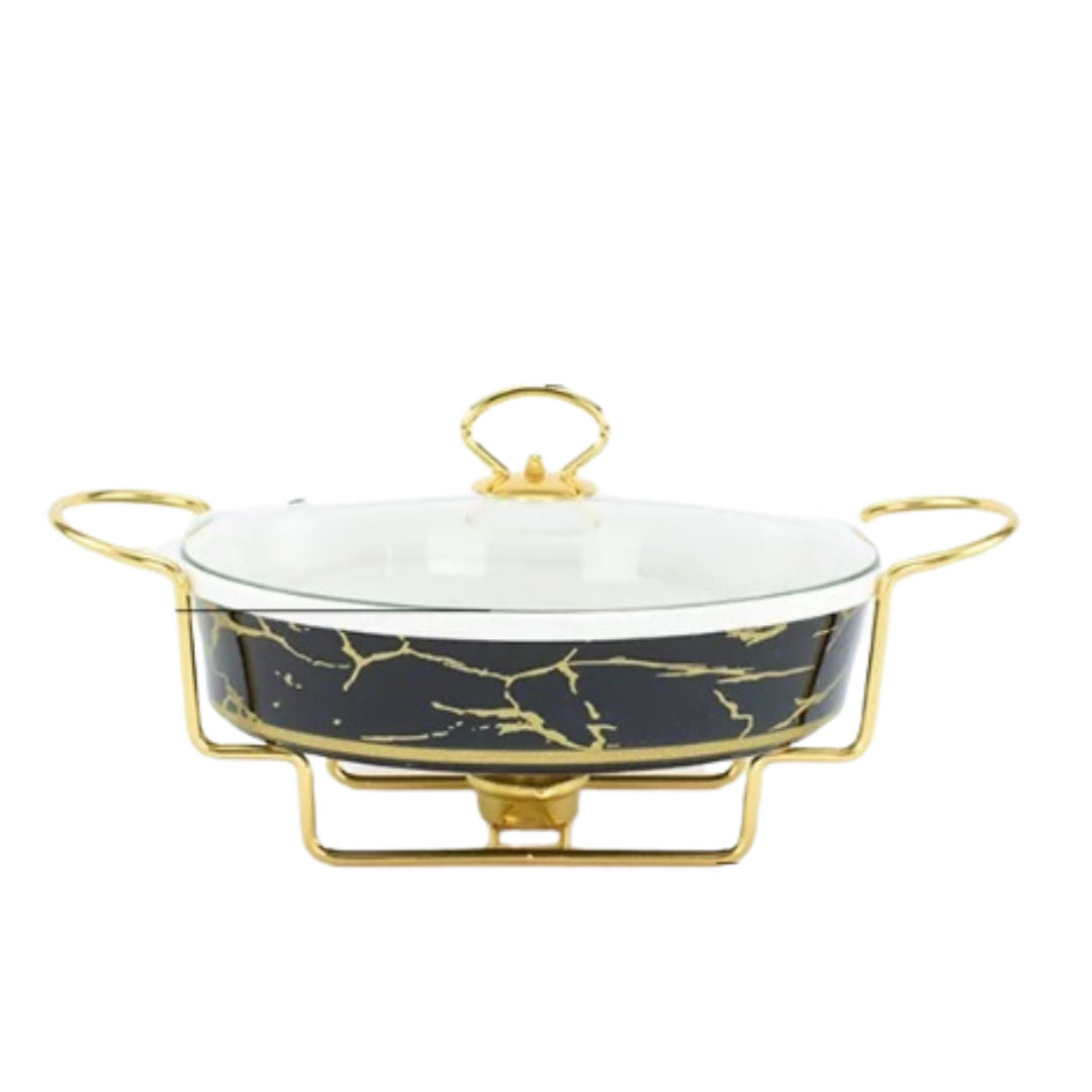 RSC Ceramic Food Warmer Elegant Serving & Heating Set