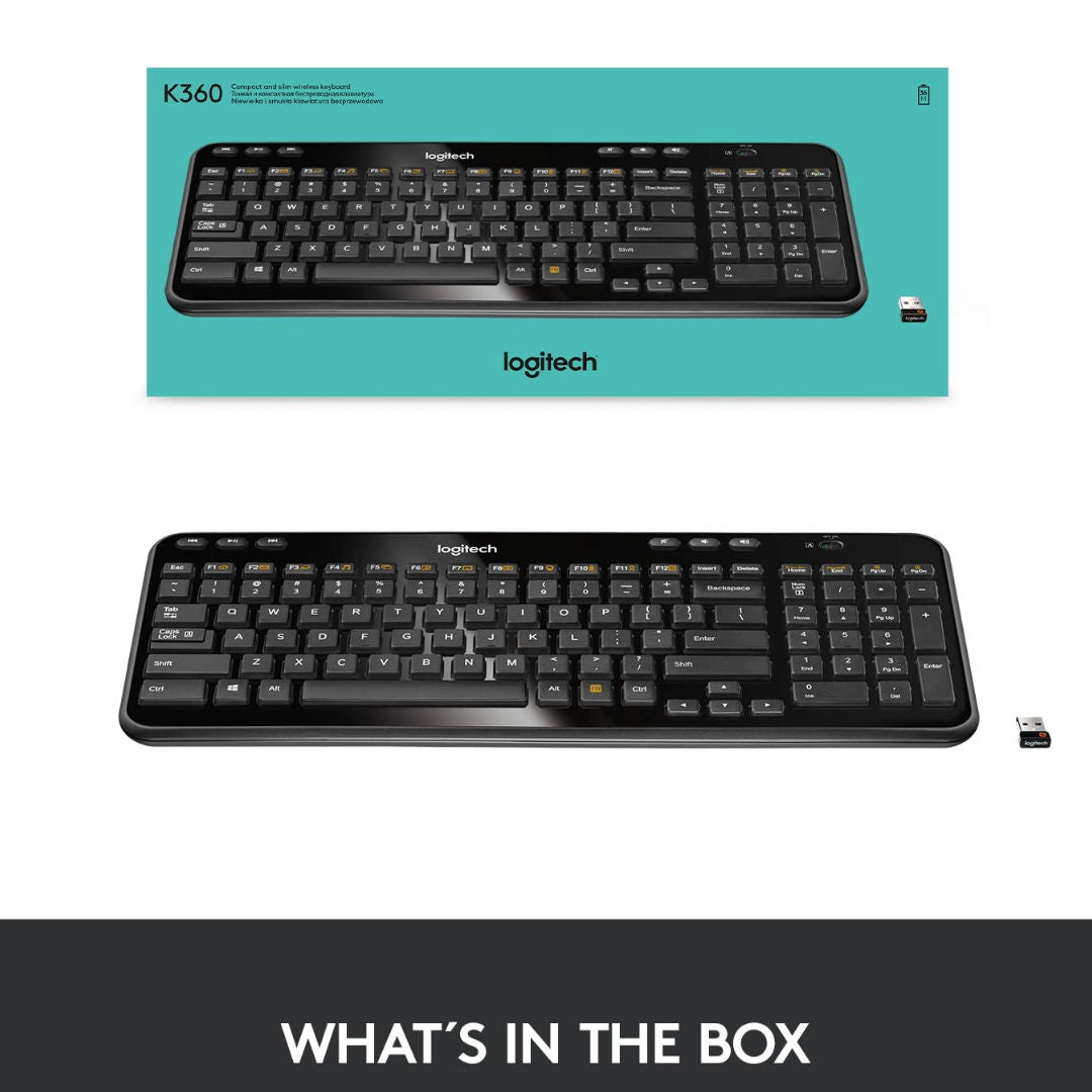 logitech K360, Wireless English Keyboard