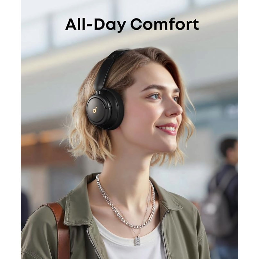 Anker Soundcore Life Q30 Wireless Headphones, Hybrid ANC, Hi-Res Audio, 60H Playtime, Blue