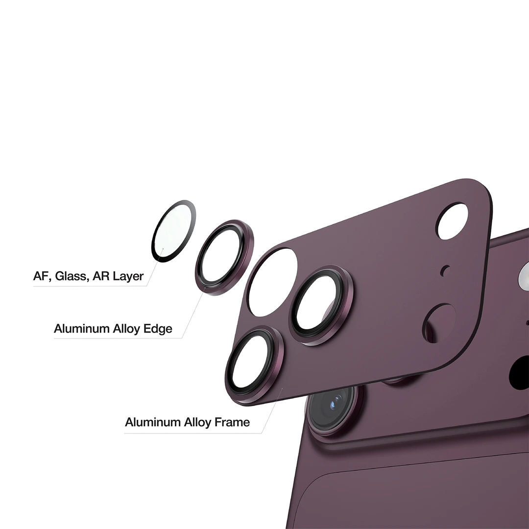 Green Lion Camera Lens Pro for iPhone 18 Pro & 18 Pro Max, Burgundy