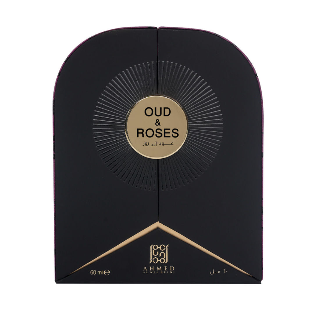 Ahmed Al Maghribi Oud & Roses Long Lasting Unisex Eau De Parfum, 60ml
