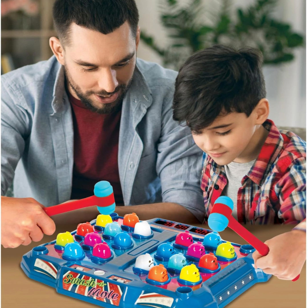 Ambassador Electronic Arcade Smash-A-Mole Tabletop Game, 6+ Years