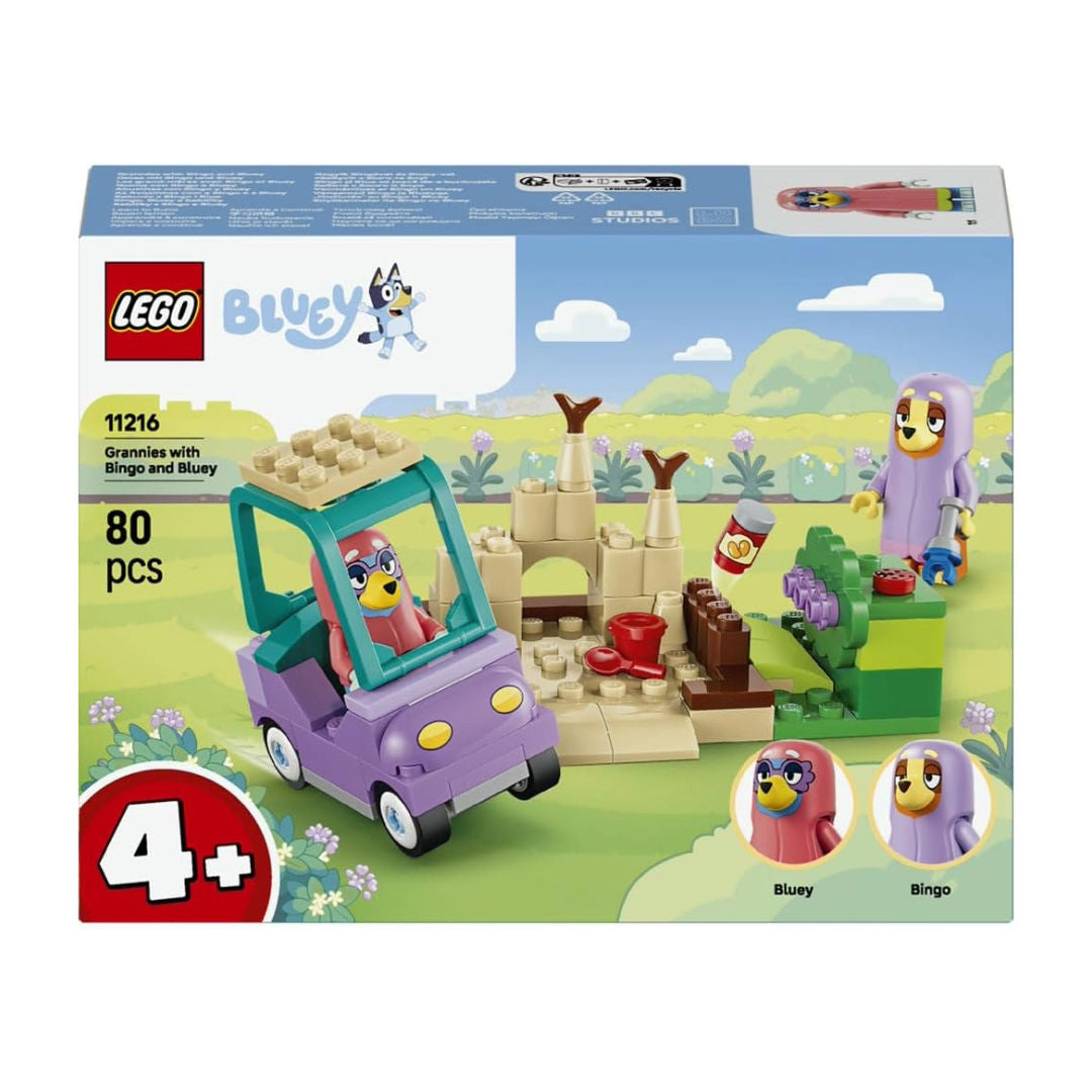 LEGO Bluey Grannies with Bingo and Bluey, 80-Pieces 4+ Years