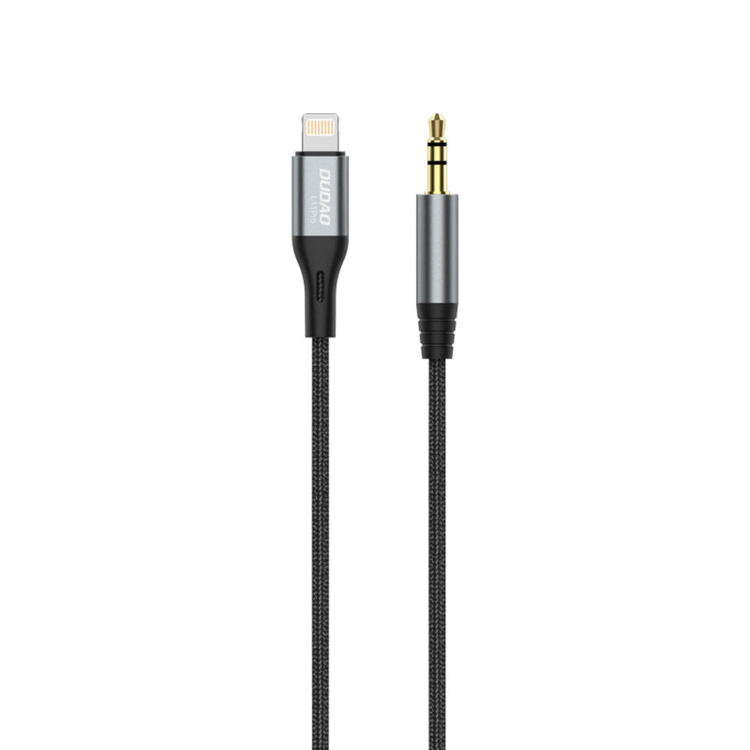 DUDAO L11Pro Audio Cable Lightning to 3.5mm, Gray