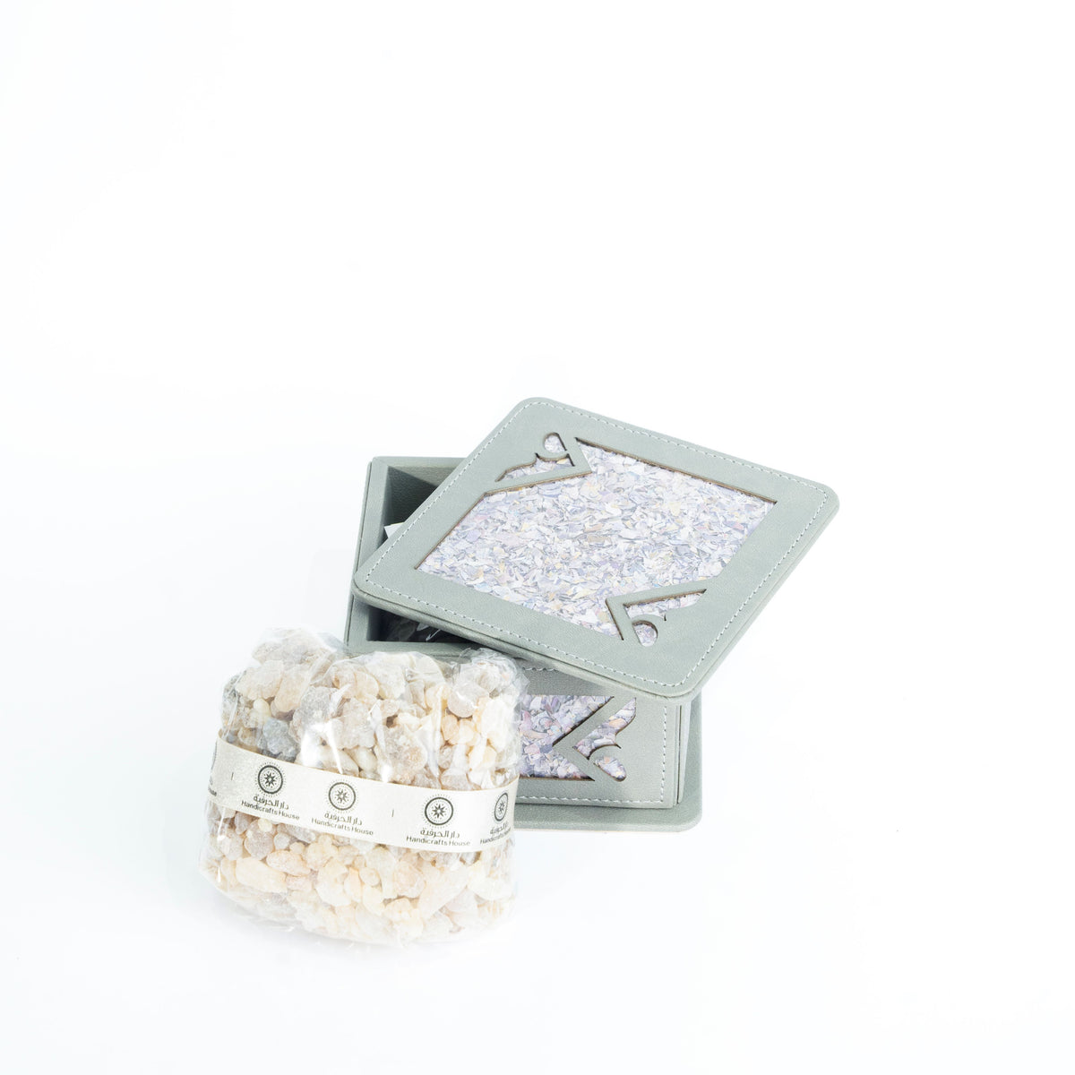Frankincense in Small Leather Box (SM), Assorted Colors
