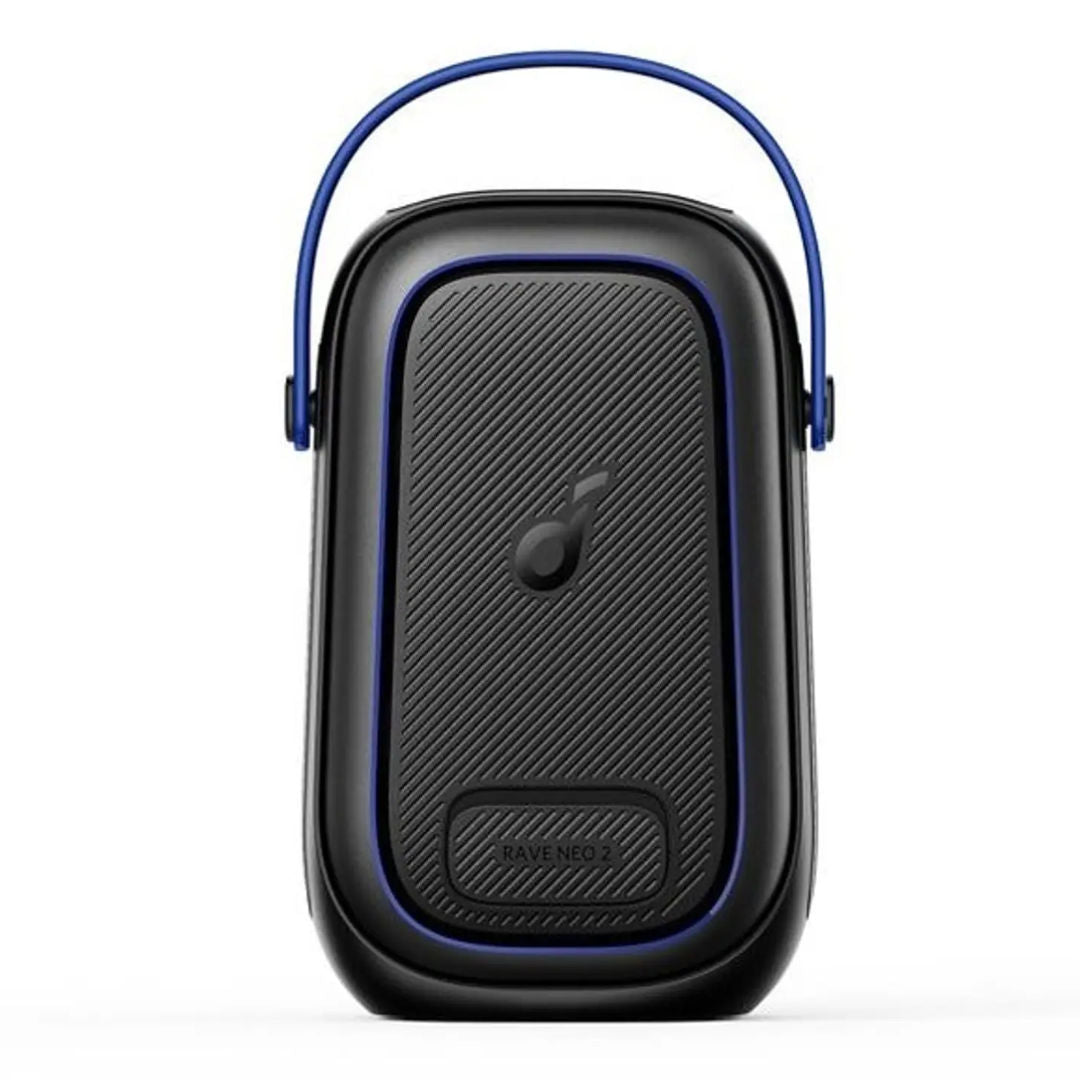 Anker Soundcore Rave Neo 2 Portable Party Speaker with BassUp, PartyCast 2.0, 18H Playtime, Black