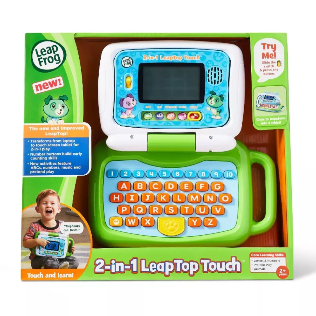 LeapFrog 2-in-1 LeapTop Touch, Green