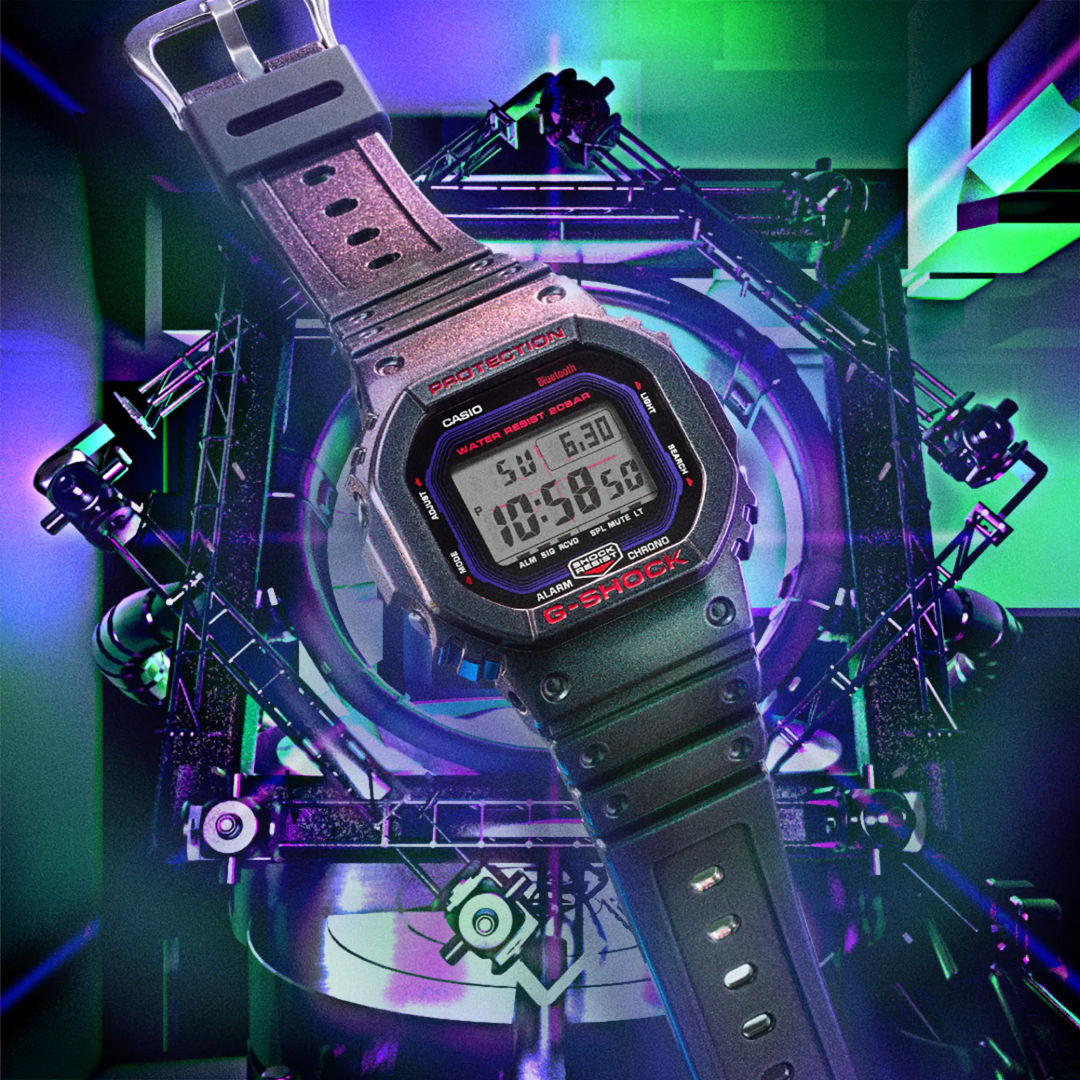 Casio G-SHOCK Digital Watch with Bluetooth, DWB5600AH-6D