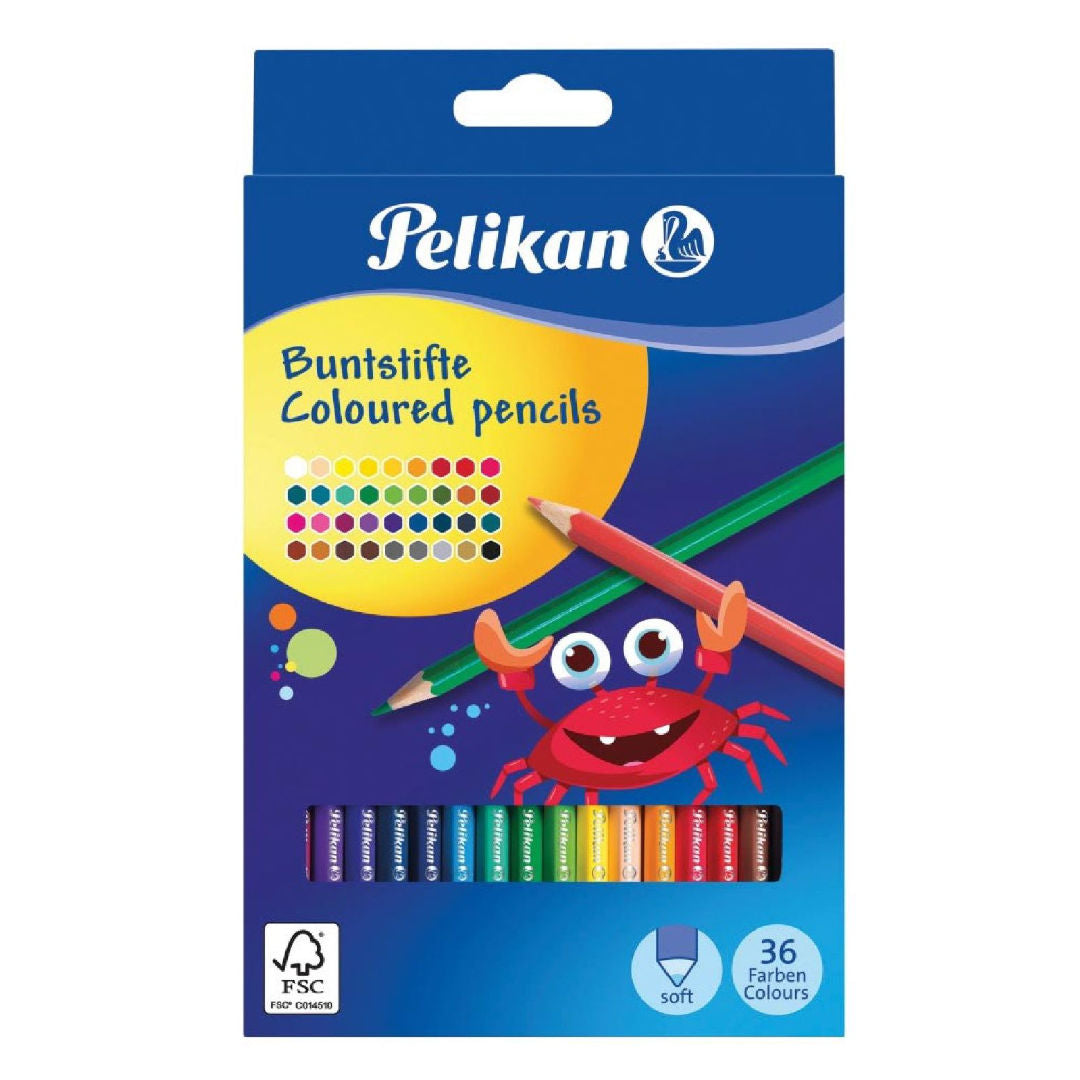 Pelikan Color Pencil Set, 36 Colors