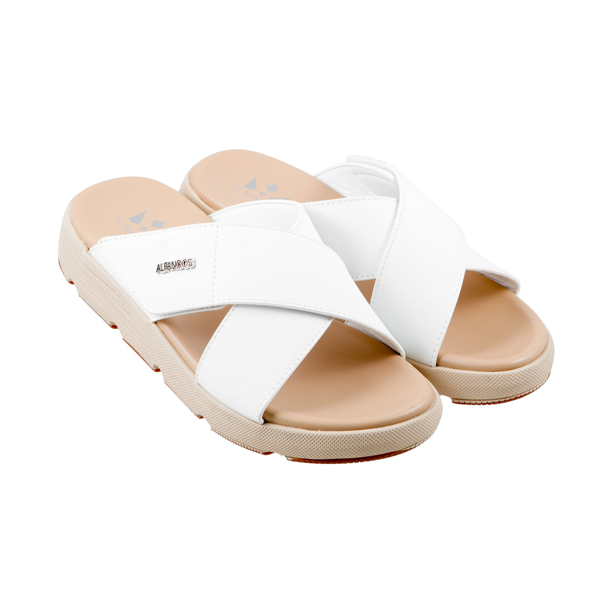 AL FANOOS Men's Medicated Sandals with Microfiber Upper, PU Foam Insole & EVA-TPR Sole