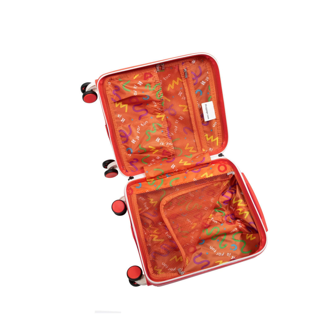 it Luggage Half-Time Trolley, Poppy Red