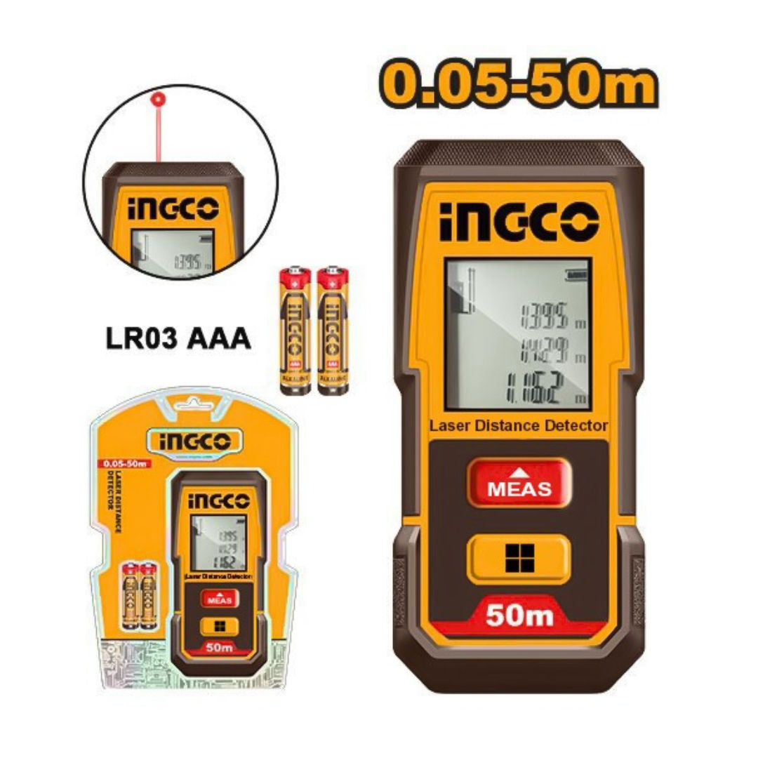 Ingco Laser Distance Detector with Measuring Range
