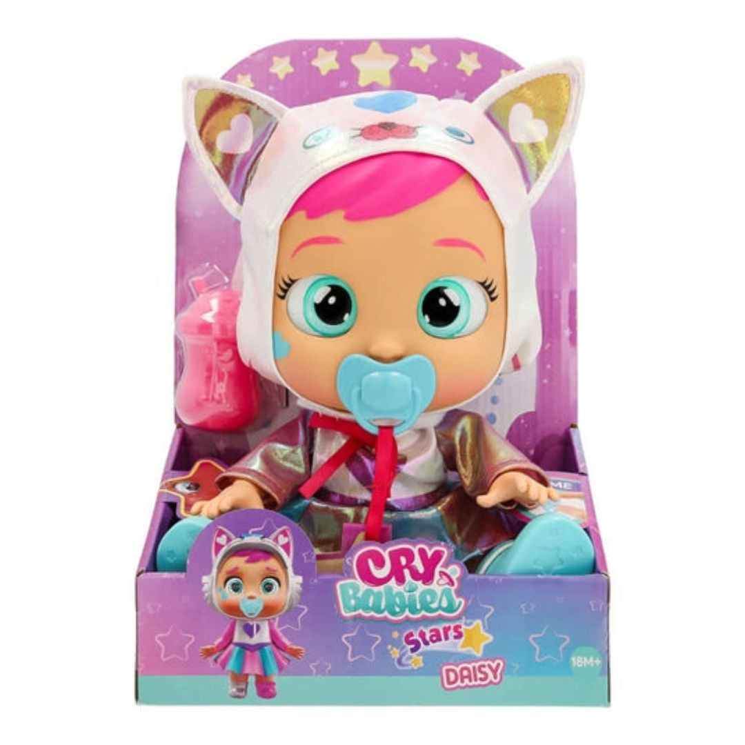 Cry Babies Stars Daisy Doll Playset, 30cm, For Age 18+ Months