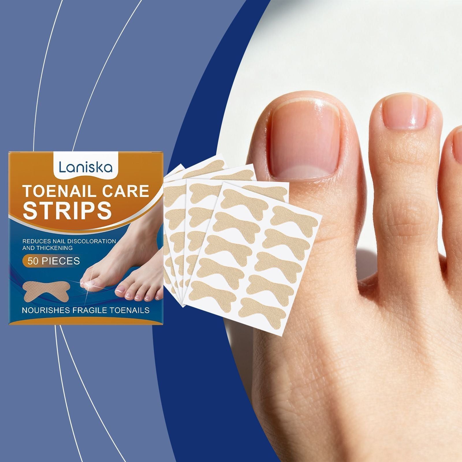 Toenail Care Patches Nail Care Stickers 50pcs