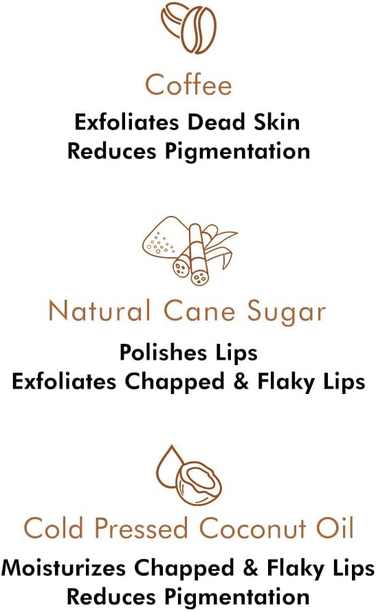 mCaffeine Coffee Lip Scrub (12gm)