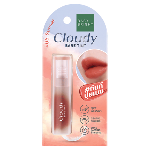 CLOUDY BARE TINT 2.6G BABY BRIGHT (M) #06 SUNSET