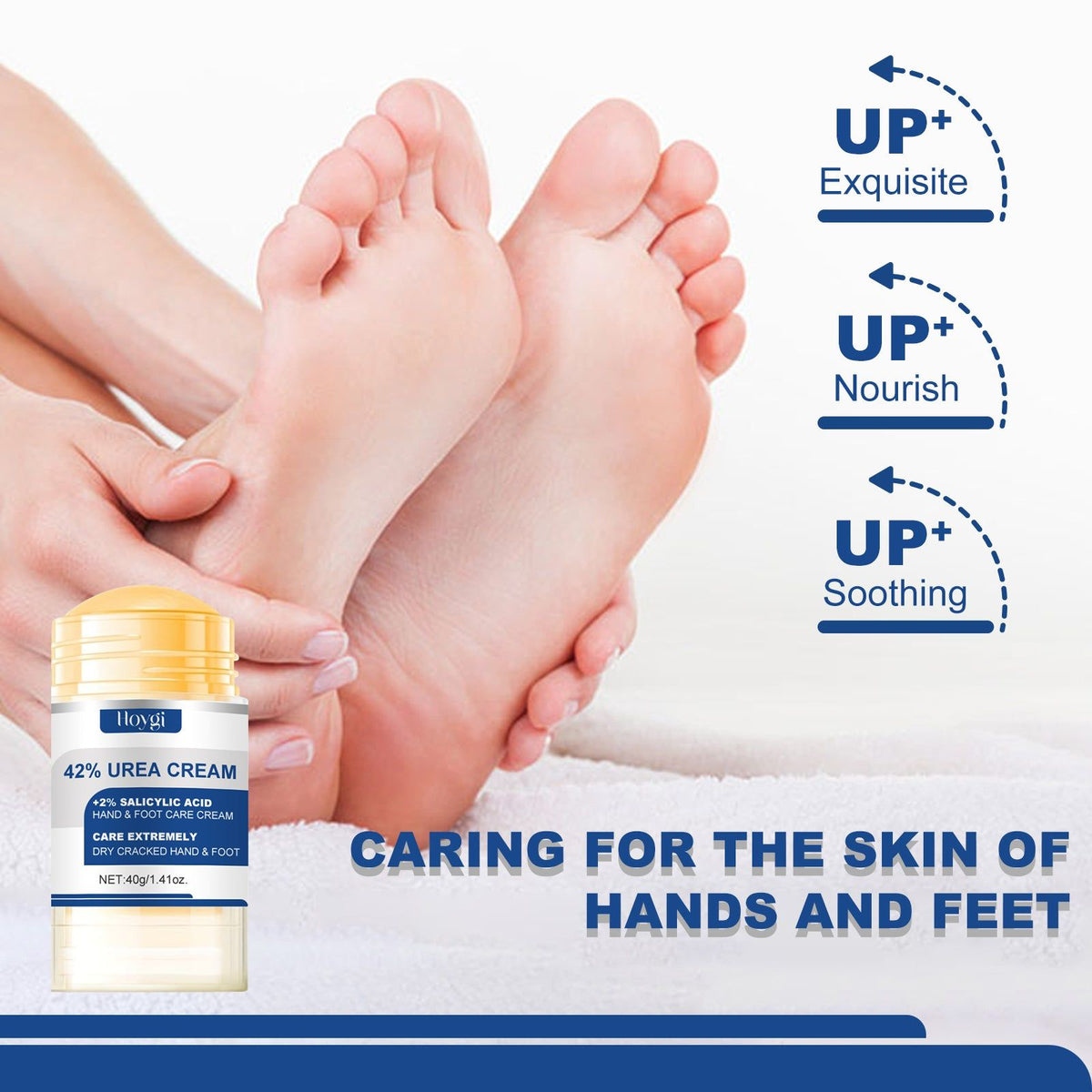 Revitalize Dry Hands and Feet, Moisturizing Stick with Shea Butter and Salicylic Acid ,40g