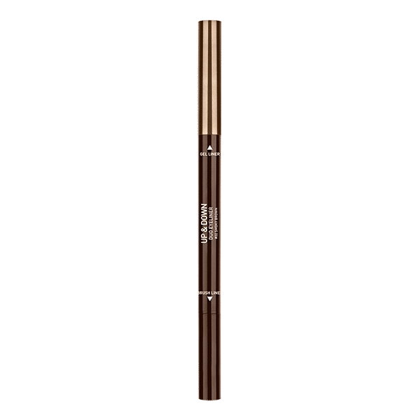 UP AND DOWN DUO EYELINER 0.1G+0.35G BABY BRIGHT (M) #02 SMOKY BROWN