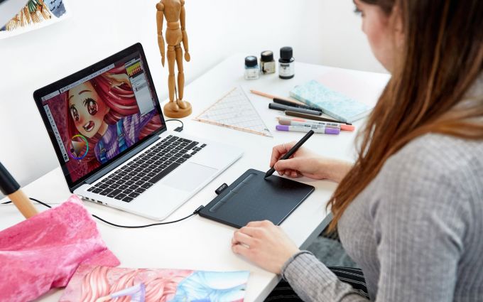 WACOM CTL-4100WLE-N Wacom Intuos Small Bluetooth Pistachio