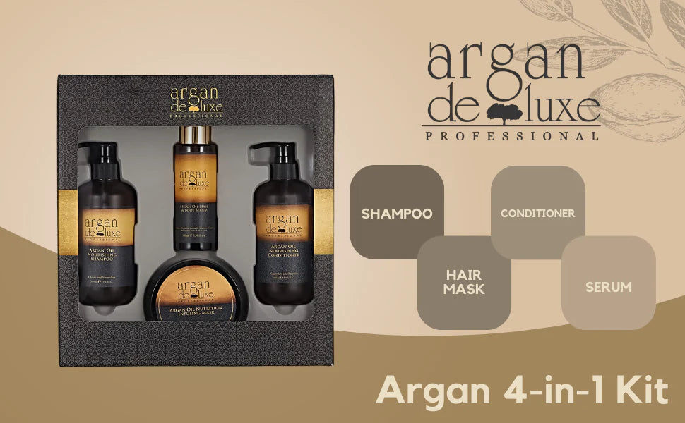 Argan De Luxe 4 in 1 Hair Gift Set