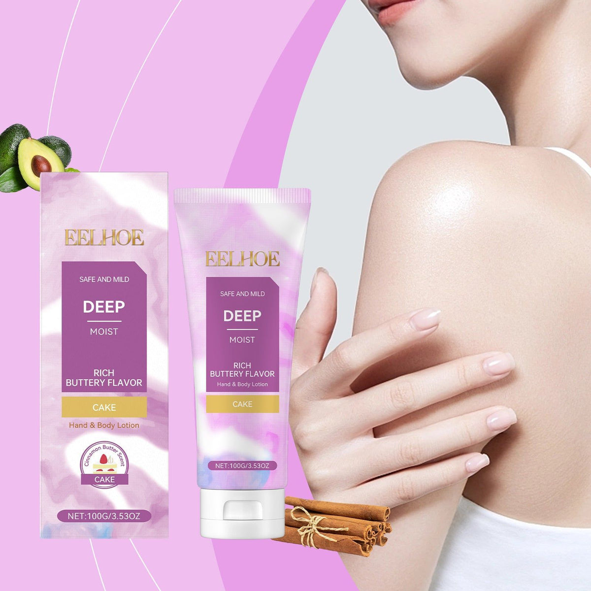 Deep Moisture Body Lotion, Brightening, Firming, Non-Sticky, Skin Refresh ,100g