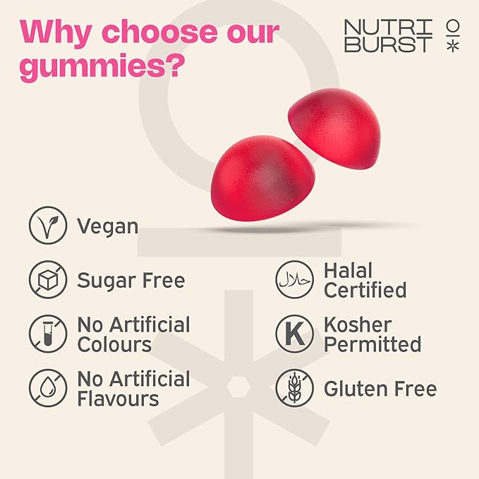 Nutriburst Women's Multi Vitamins 60 Gummies