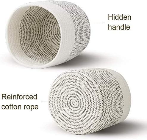 AIESY® Beautiful Jute Spliced Cotton Rope Plant Hanging Basket