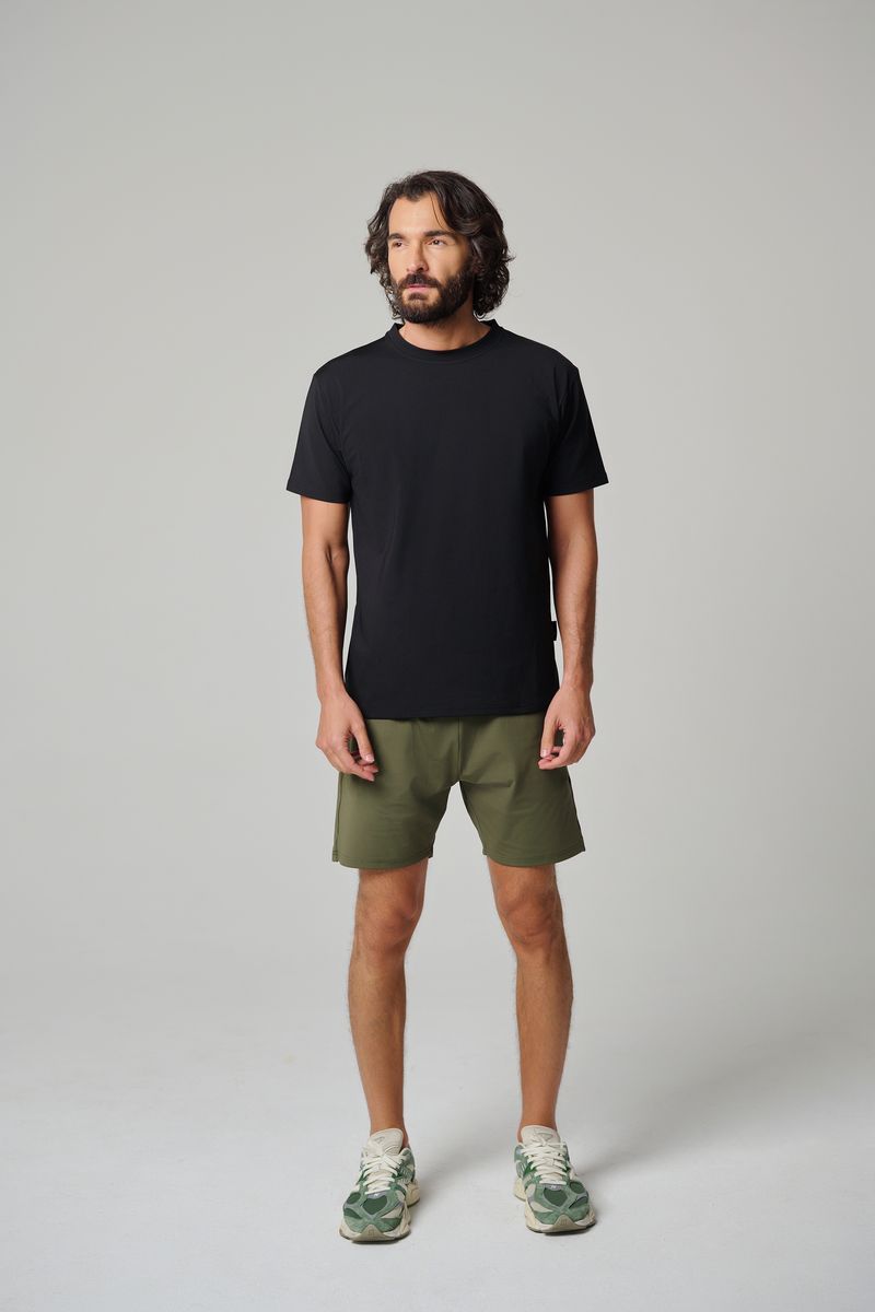 Regular Fit Men Shorts - Olive Green